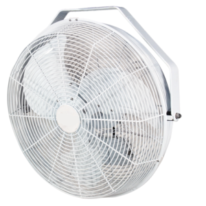 indoor outdoor circulation fan white 18"