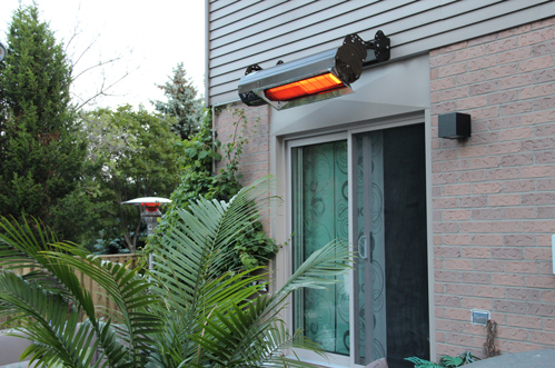 Habanero patio heater ng natural gas Mist Works