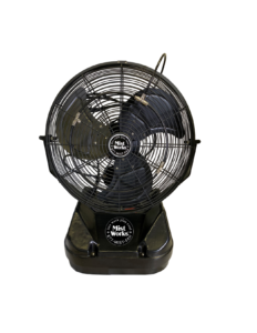 Mist 2 Go Table Top Portable High Pressure Misting Fan Black Patent Pending 2019