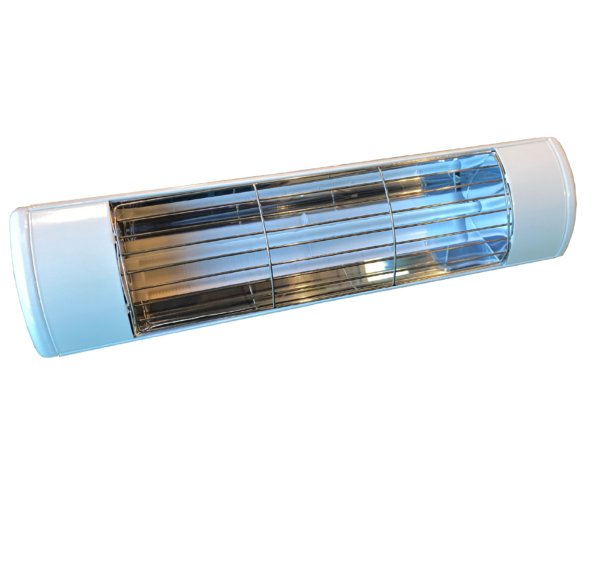 HLWA15 White Frosted bulb patio heater