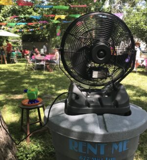 Atlanta Pensacola Tampa Houston Mist Works Fan rentals