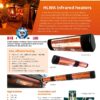A brochure of the hlwa infrared heaters