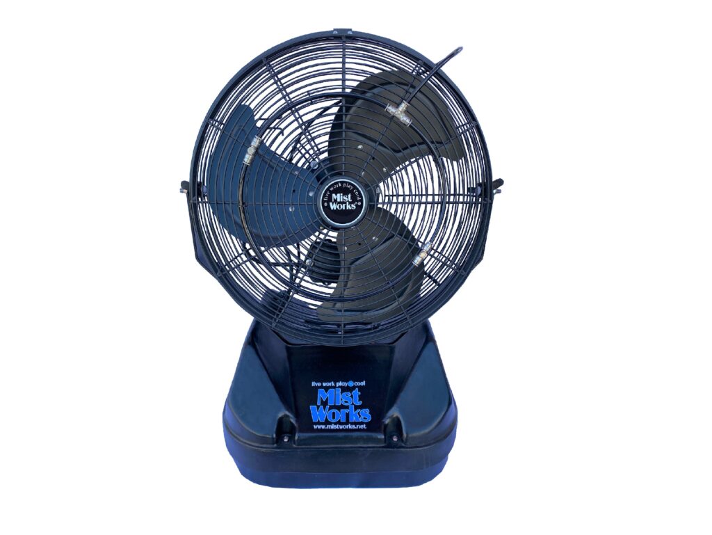 portable mist 2 go table top fan