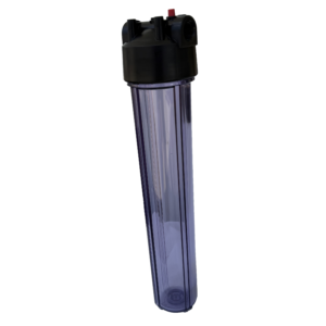 filter canister 3/4" NPT 20" Clear
