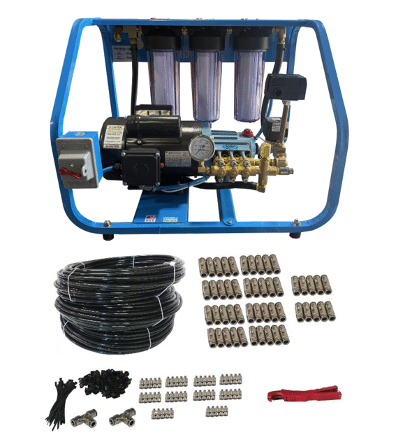 high pressure misting pump with 50 nozzle kit Mist Works
