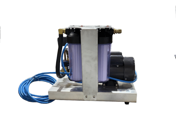 RCD residential budget high pressure mist pump back view Mist Works