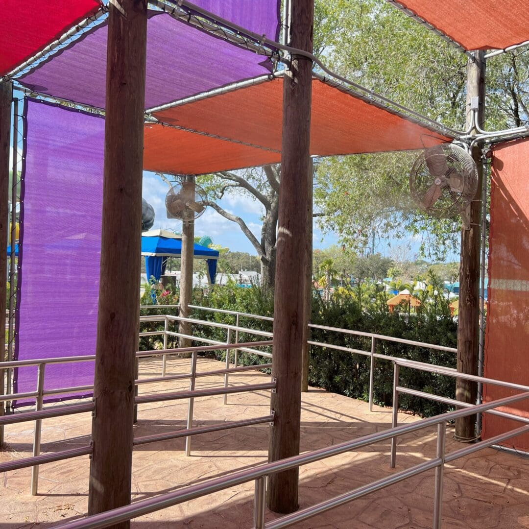 Busch Gardens Que line cooling mister fans & system - MistWorks.net