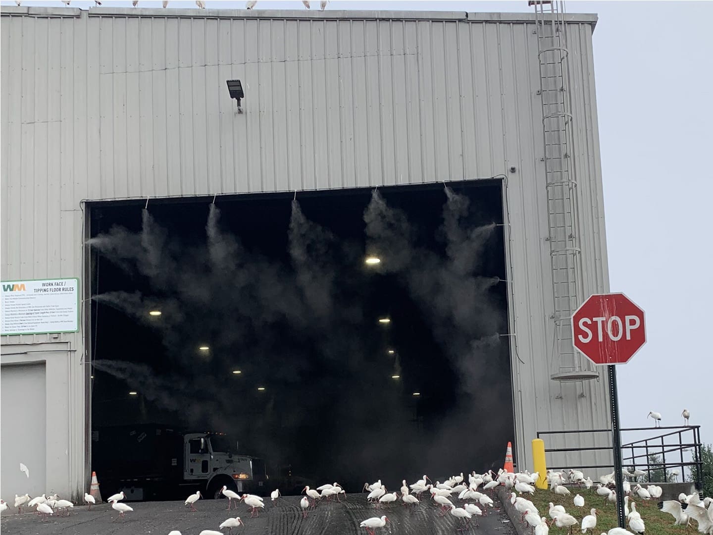 Waste Management Facility Mist Works odor Control mist & Fog systems