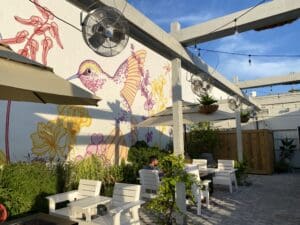 outdoor patio cooling Misting systems & stainless fans by Mist Works FL Pensacola