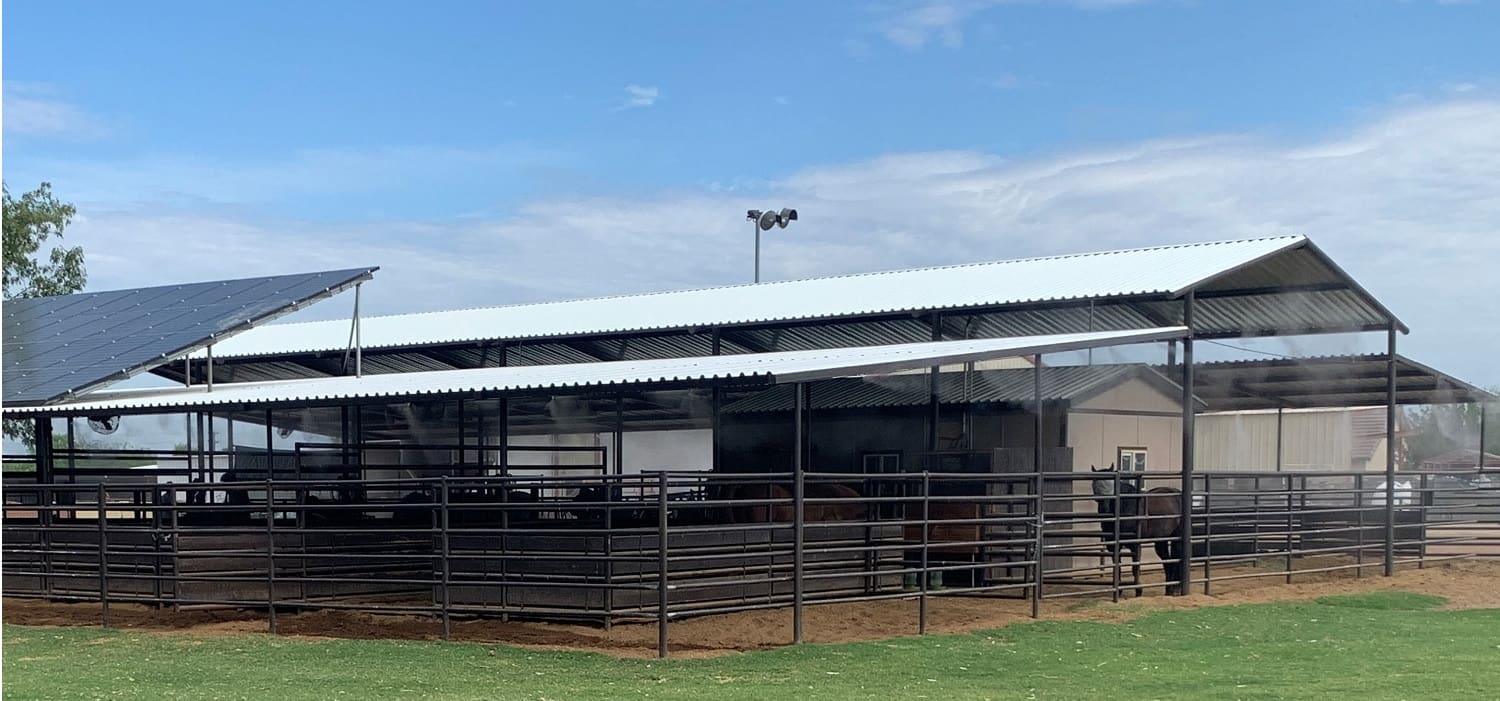 Mist Works AZ Horse Barn Stall Cooling mistworks.net