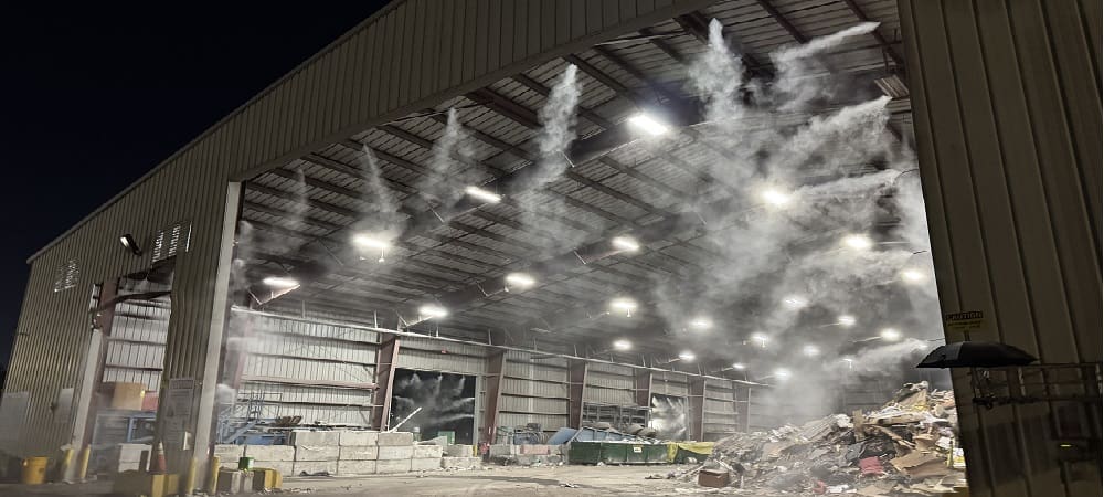 Odor Control industrial mist system by mist Works.net