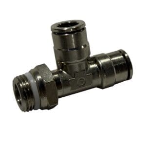 1/4" Slip Lock (3-way) Tee x 1/4" Male thread (side) Swivel